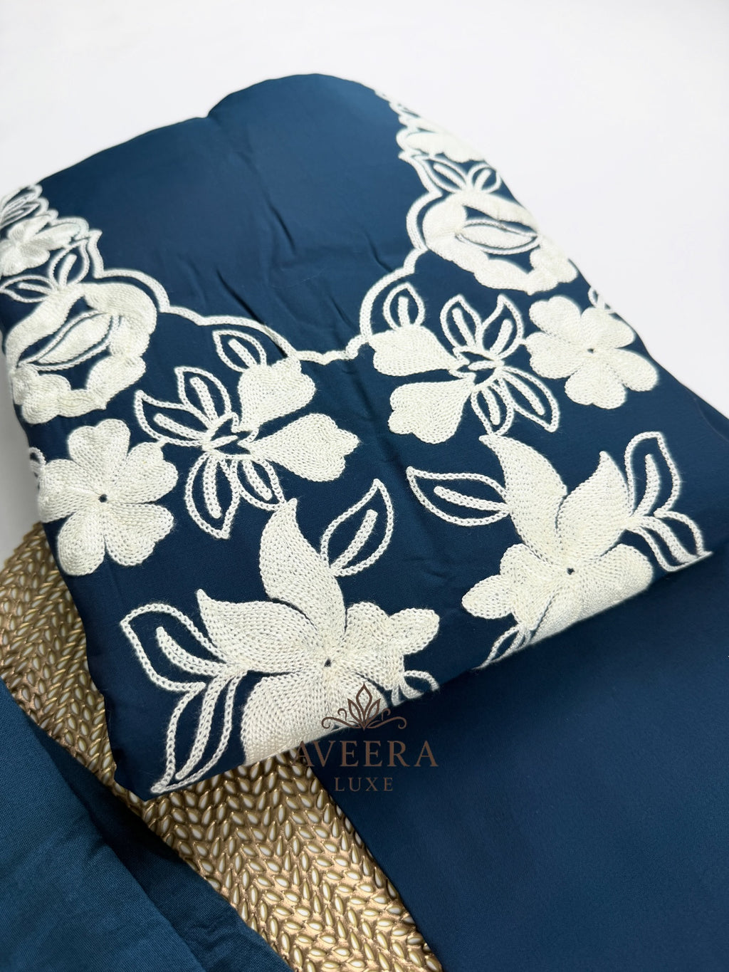 EID ARRIVALS - Unstitched Luxury Embroidered Roman Shalwar Suit