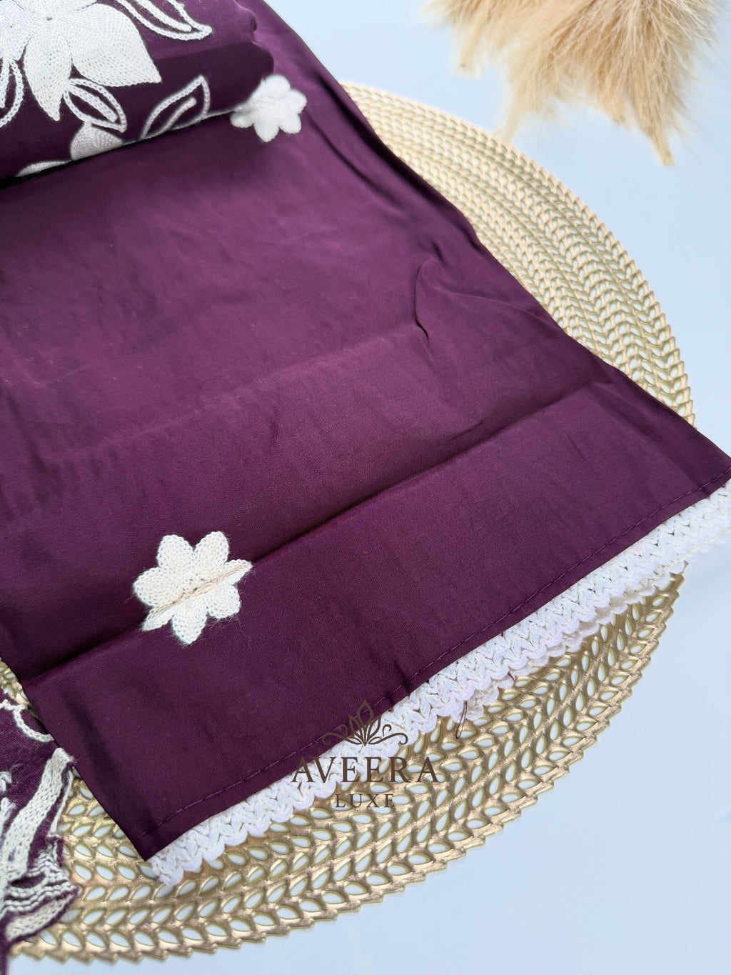 EID ARRIVALS - Unstitched Luxury Embroidered Roman Shalwar Suit