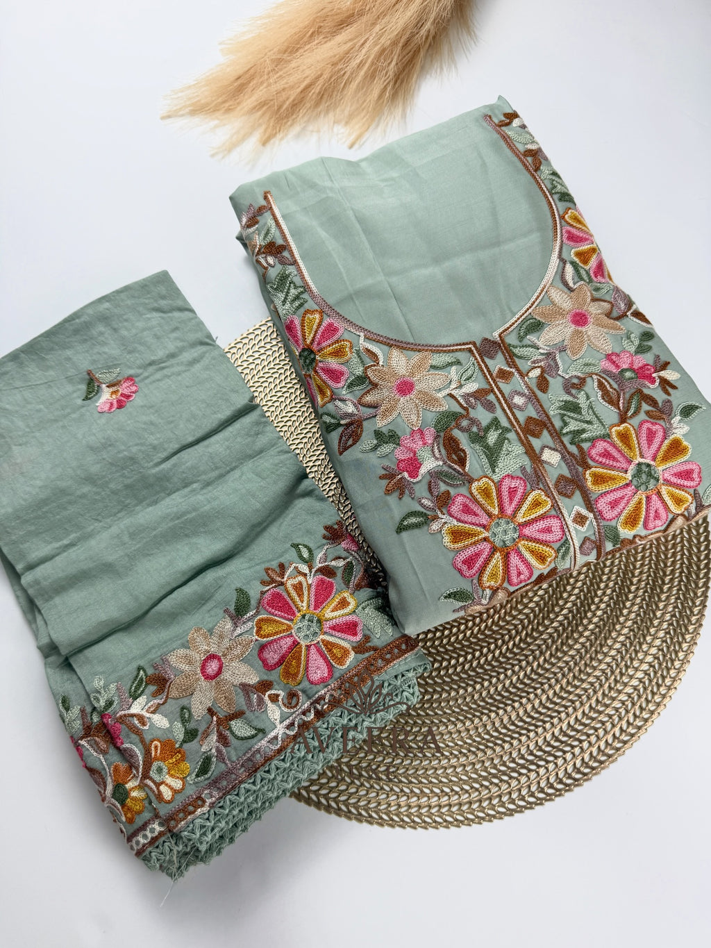 Embroidered Shalwar Suit - Unstitched Collection | Eid Arrivals