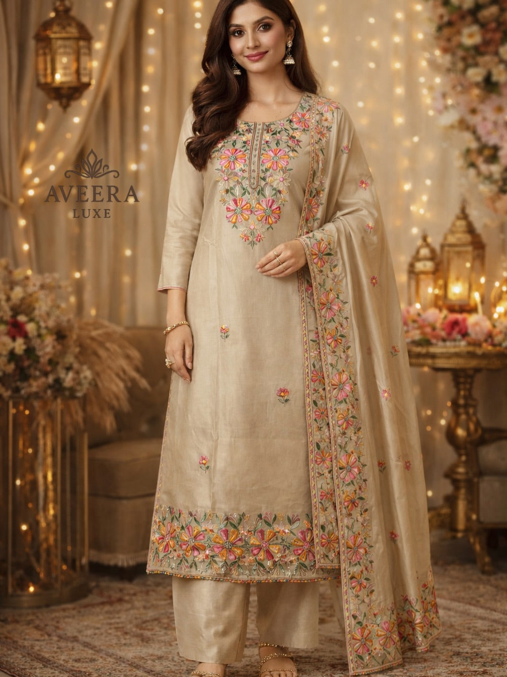 Embroidered Shalwar Suit - Unstitched Collection | Eid Arrivals