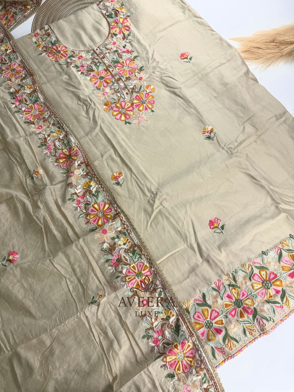 Embroidered Shalwar Suit - Unstitched Collection | Eid Arrivals