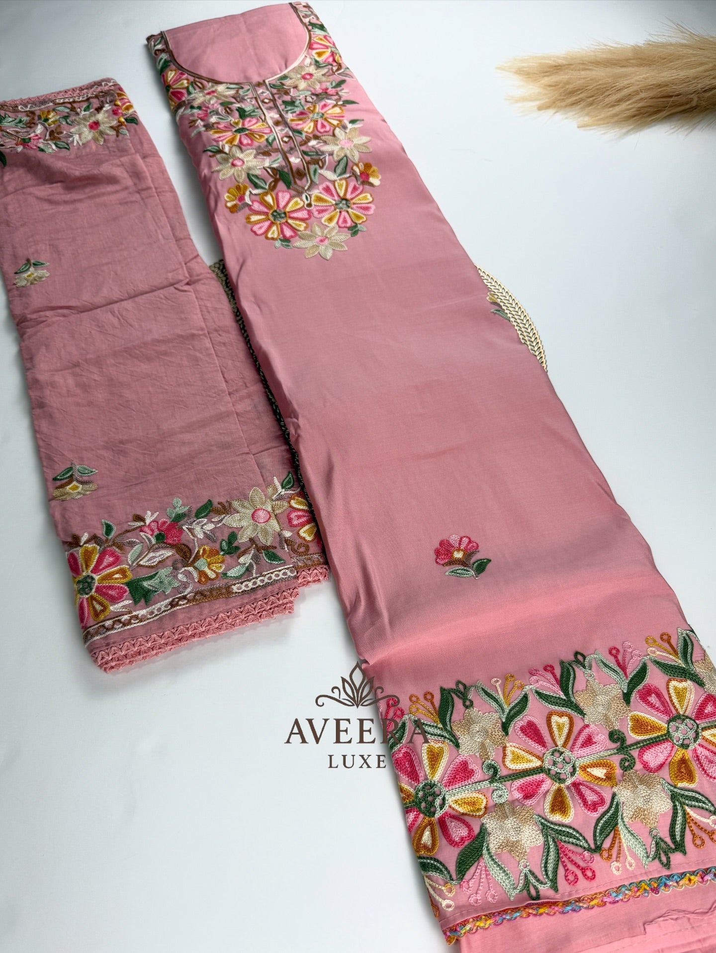 Embroidered Shalwar Suit - Unstitched Collection | Eid Arrivals