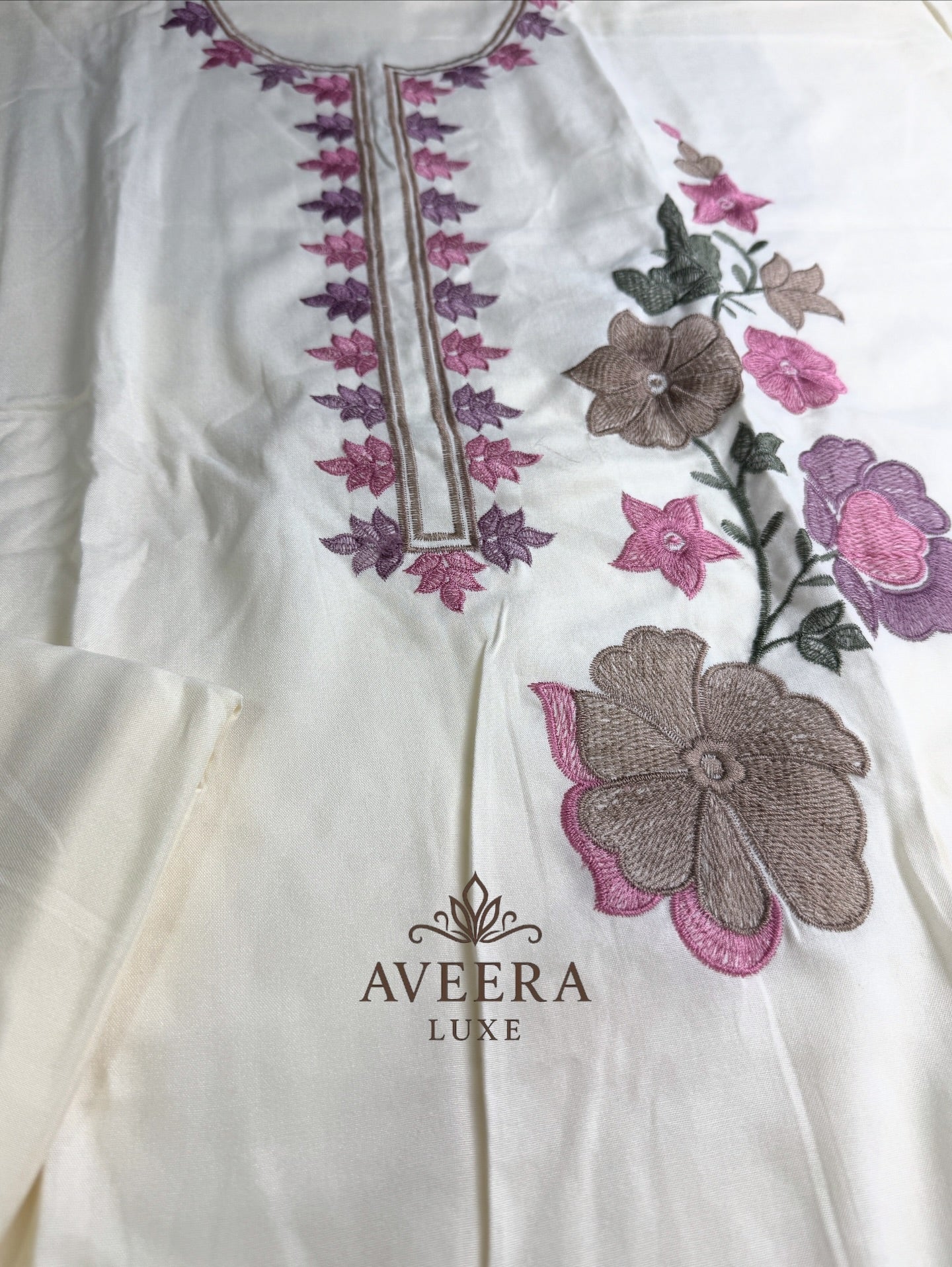 Rayon Embroidered Shalwar Suit with Chiffon Dupatta - Unstitched Collection | Eid Arrivals