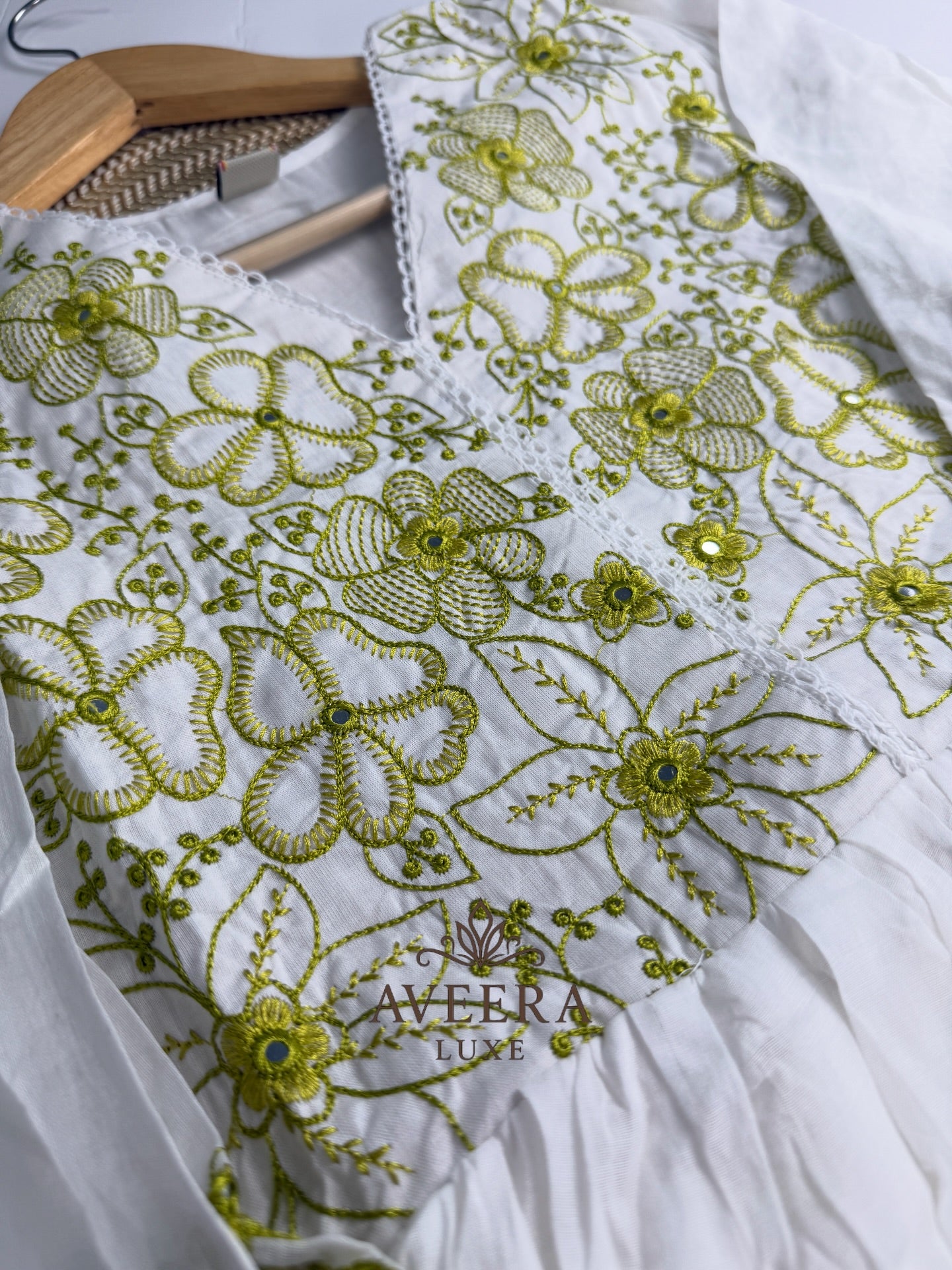 Embroidered Floral Anarkali Suit
