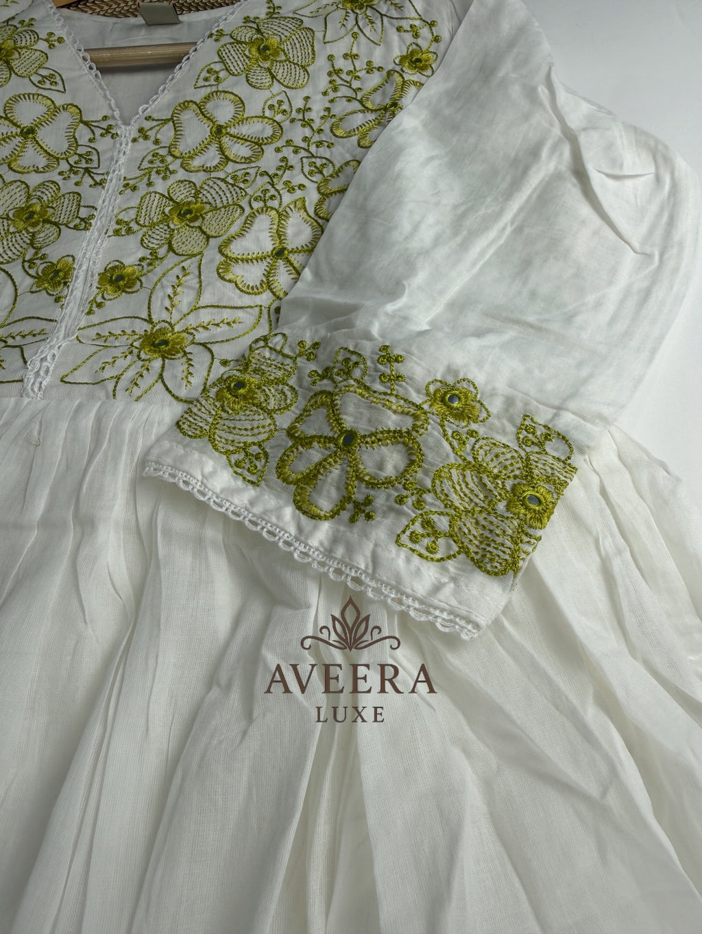 Embroidered Floral Anarkali Suit