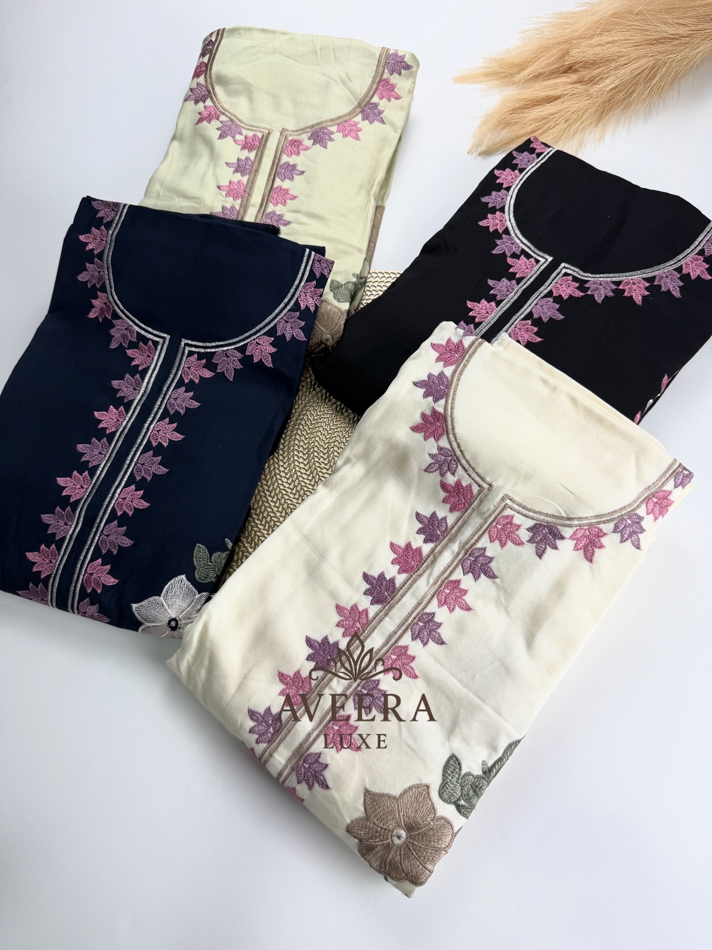 Rayon Embroidered Shalwar Suit with Chiffon Dupatta - Unstitched Collection | Eid Arrivals