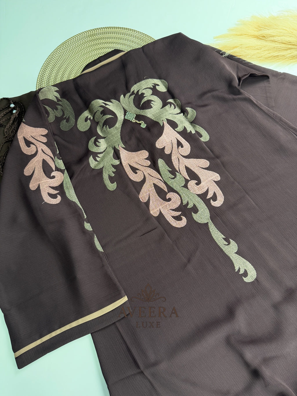 Dubai Embroidered Abaya - Premium Zoom Fabric | Eid Collection