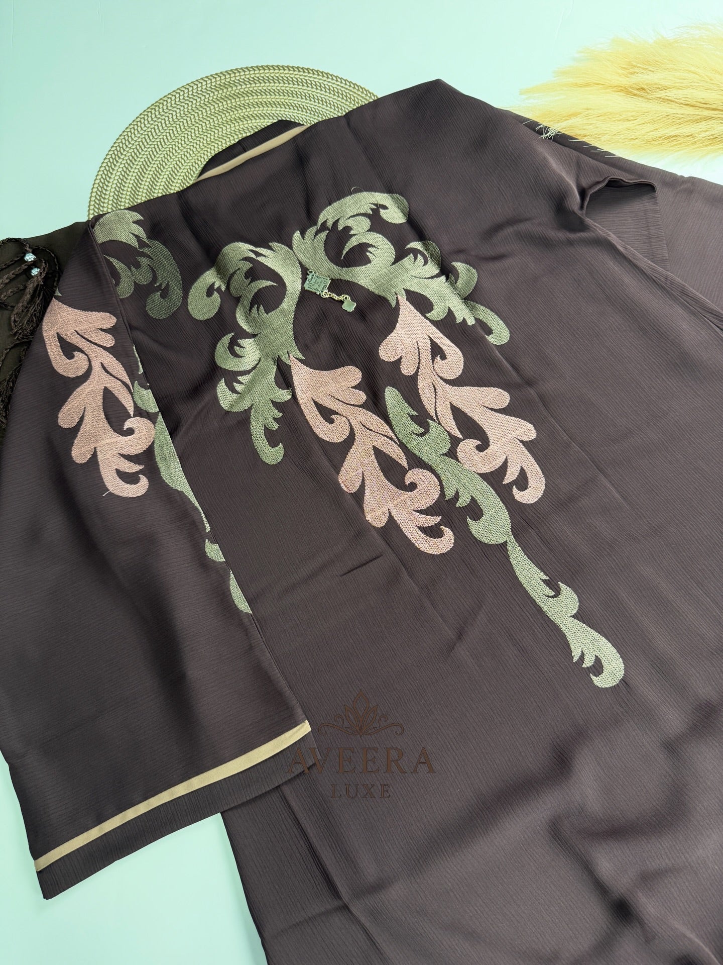 Dubai Embroidered Abaya - Premium Zoom Fabric | Eid Collection