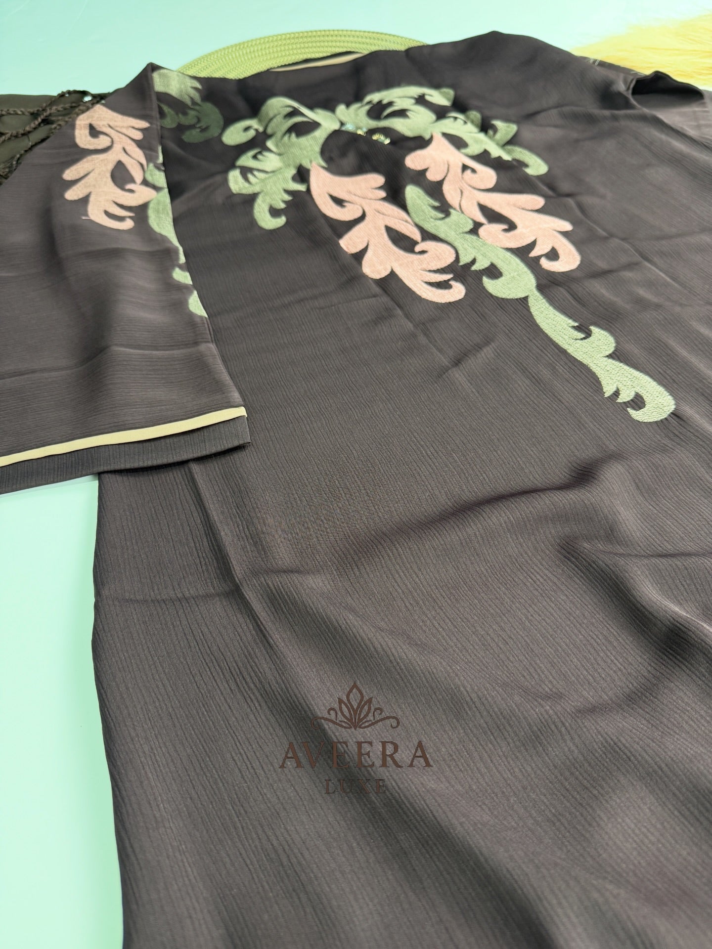 Dubai Embroidered Abaya - Premium Zoom Fabric | Eid Collection