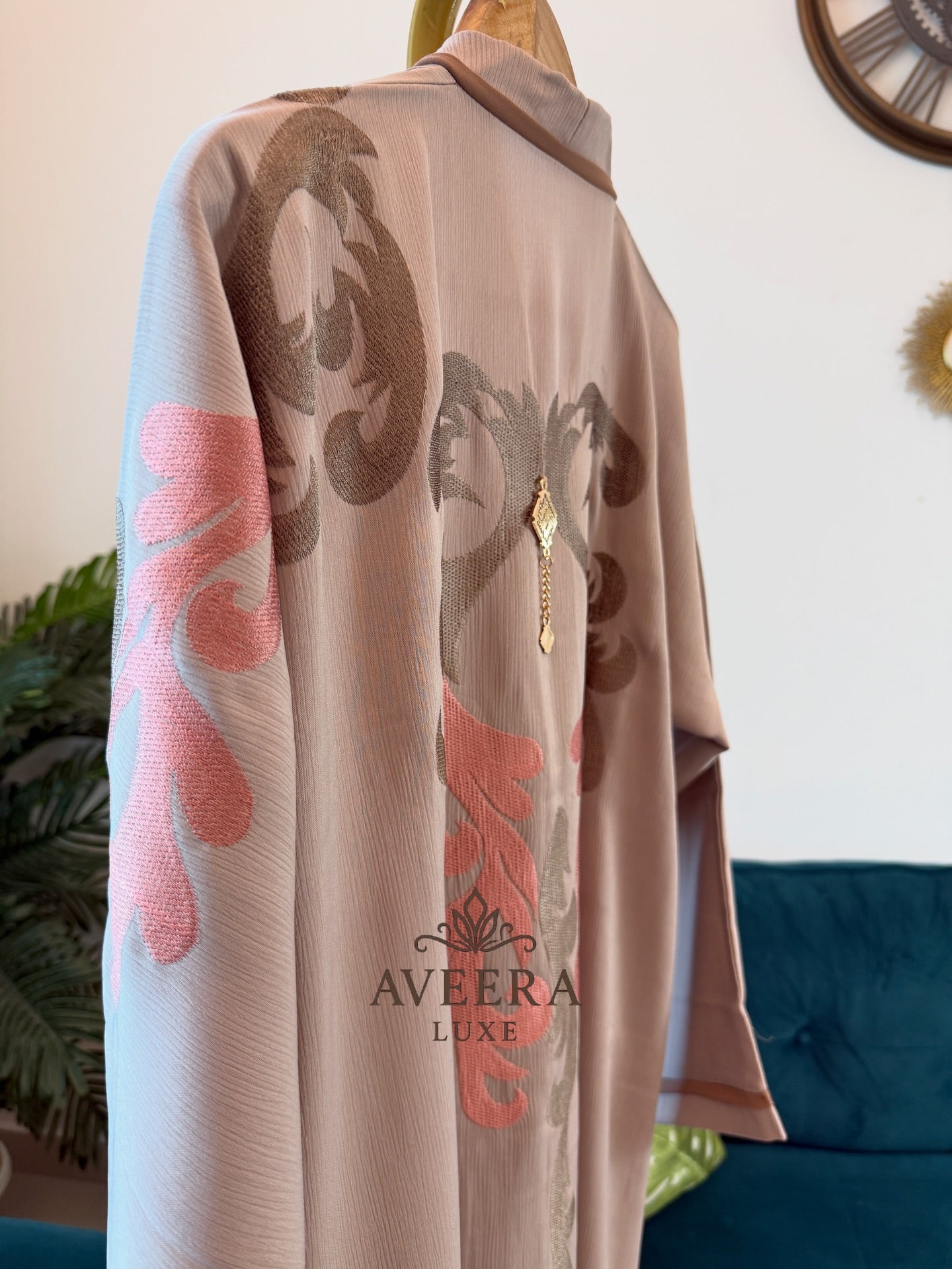 Dubai Embroidered Abaya - Premium Zoom Fabric | Eid Collection