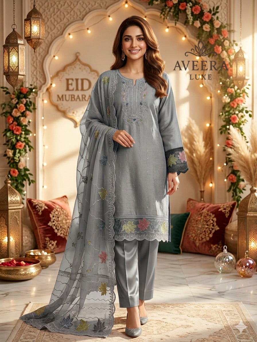 EID ARRIVALS - Festive Wear Unstitched Roman Silk Collection