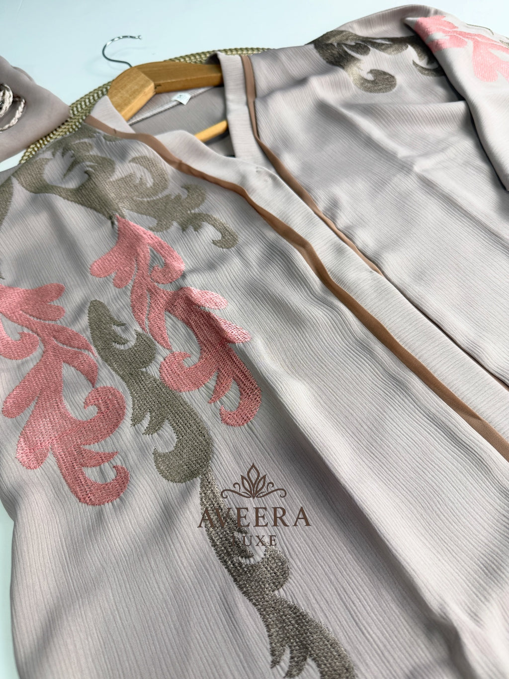 Dubai Embroidered Abaya - Premium Zoom Fabric | Eid Collection