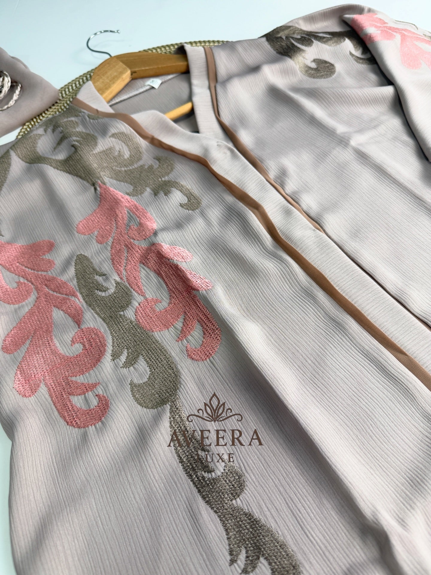 Dubai Embroidered Abaya - Premium Zoom Fabric | Eid Collection