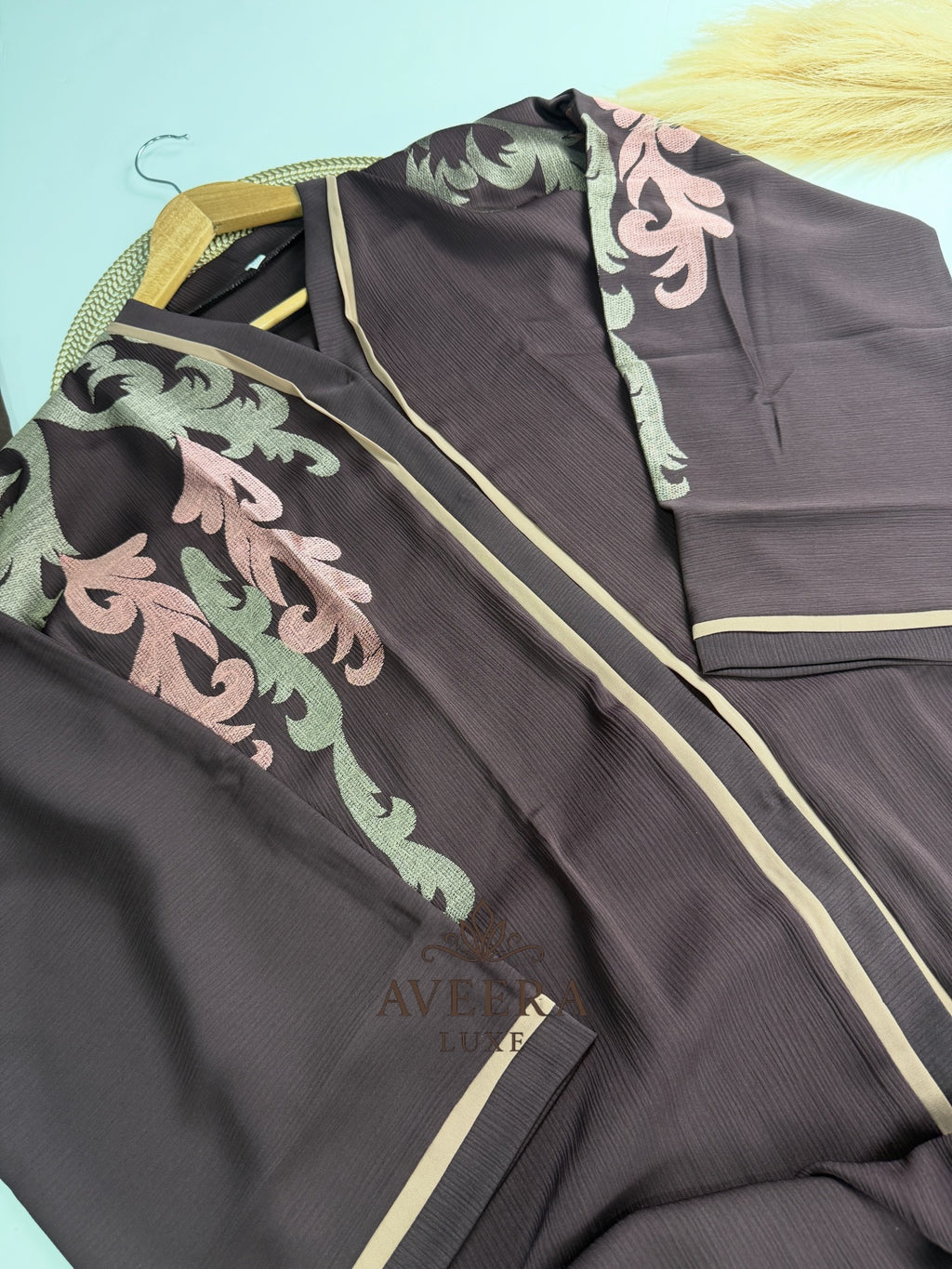 Dubai Embroidered Abaya - Premium Zoom Fabric | Eid Collection