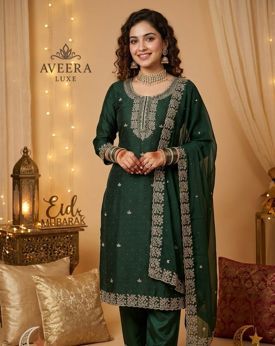 EID ARRIVALS - Party Wear Unstitched Vichitra Silk Collection