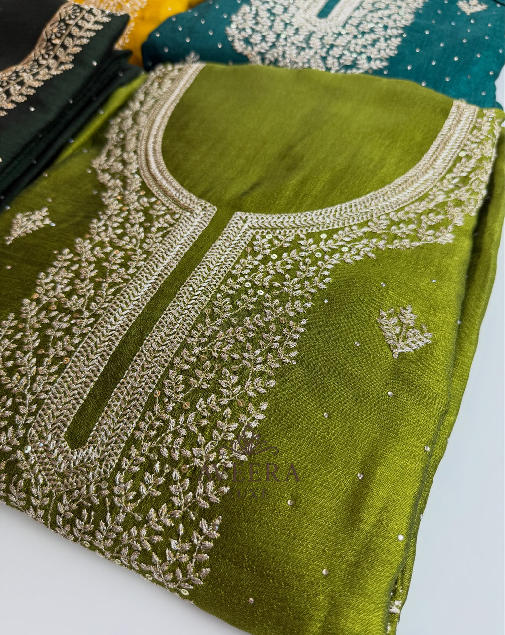 EID ARRIVALS - Party Wear Unstitched Vichitra Silk Collection