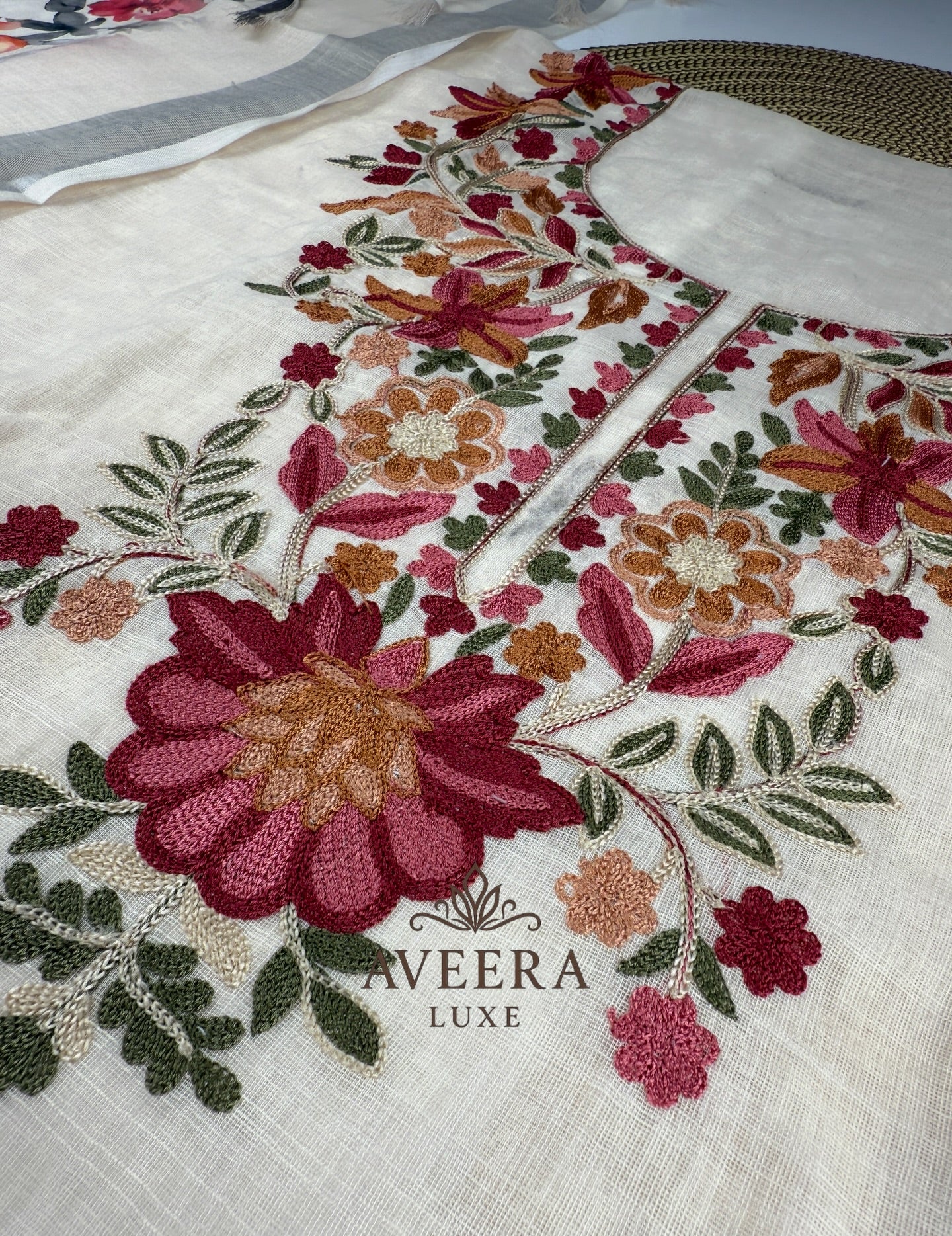 EID ARRIVALS - Unstitched Festive Chanderi Embroidered Collection