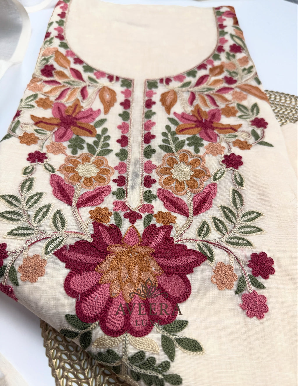 EID ARRIVALS - Unstitched Festive Chanderi Embroidered Collection