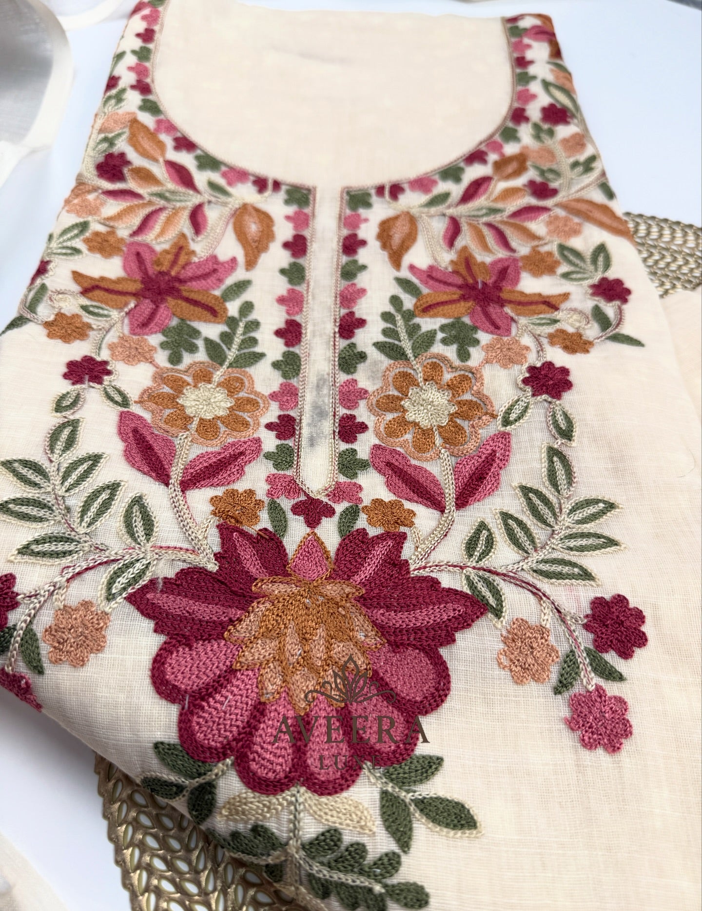 EID ARRIVALS - Unstitched Festive Chanderi Embroidered Collection