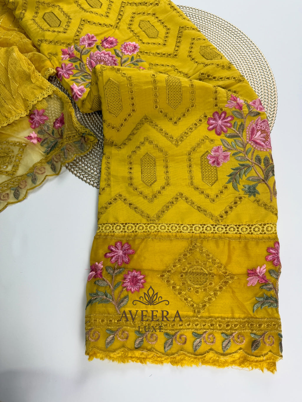 EID ARRIVALS - Unstitched Chikankari Embroidered Roman Collection