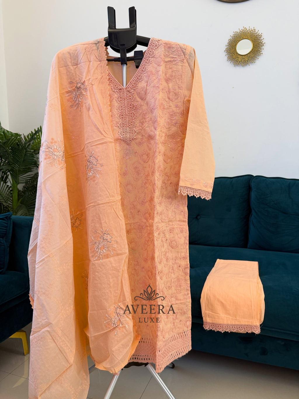 EID ARRIVALS - Ready to Wear Embroidered Cotton Shalwar Suit