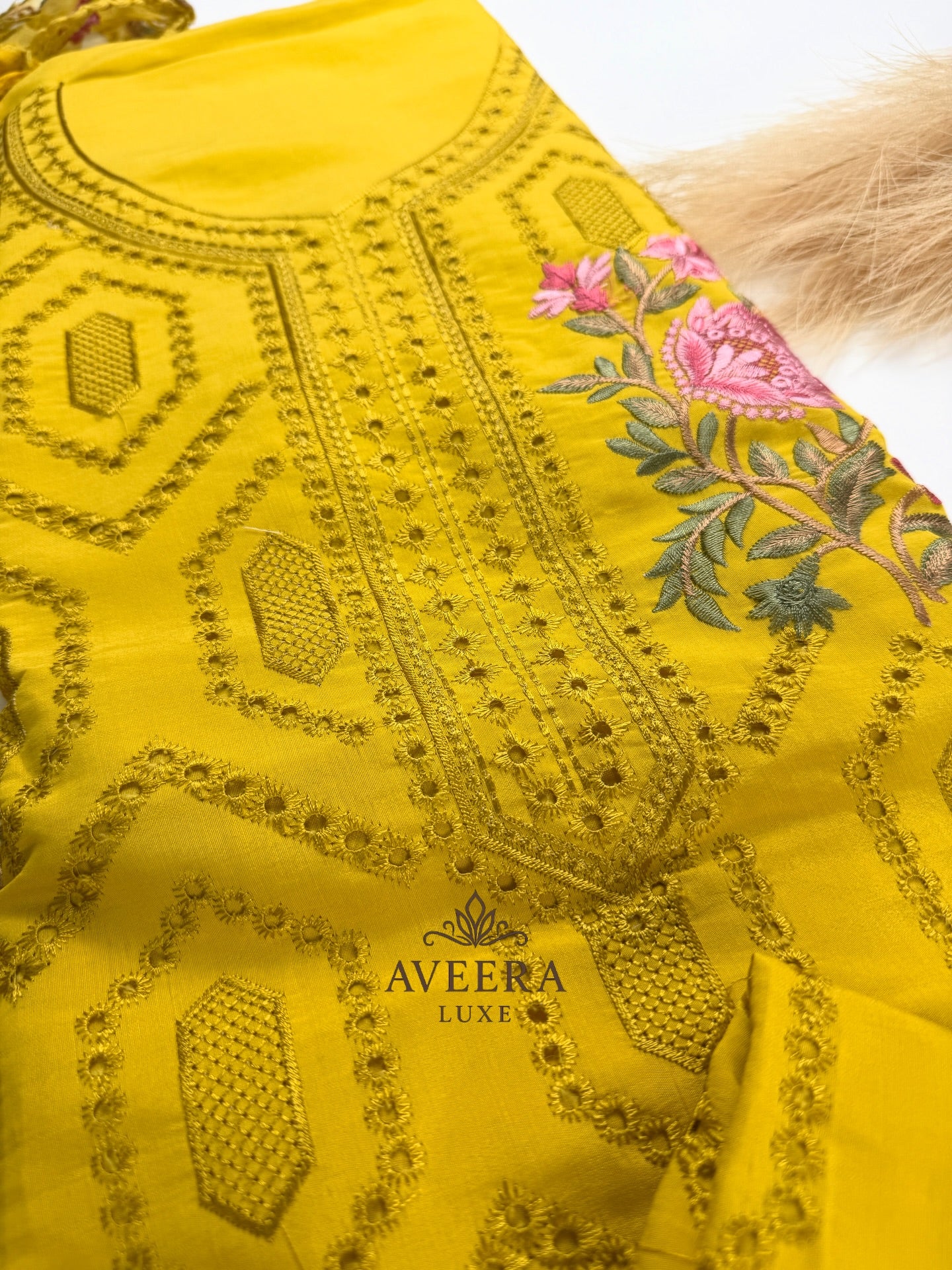 EID ARRIVALS - Unstitched Chikankari Embroidered Roman Collection