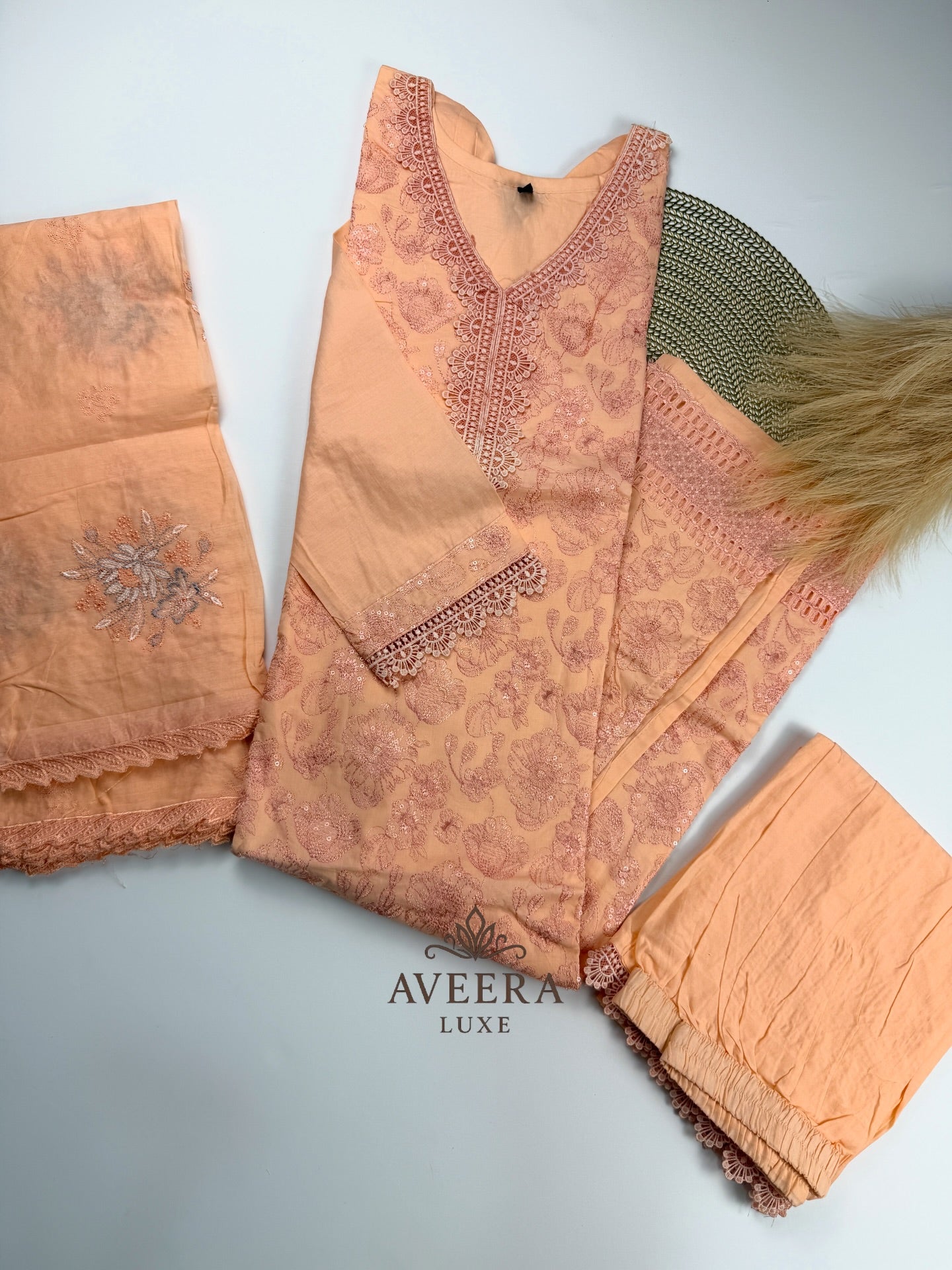 EID ARRIVALS - Ready to Wear Embroidered Cotton Shalwar Suit