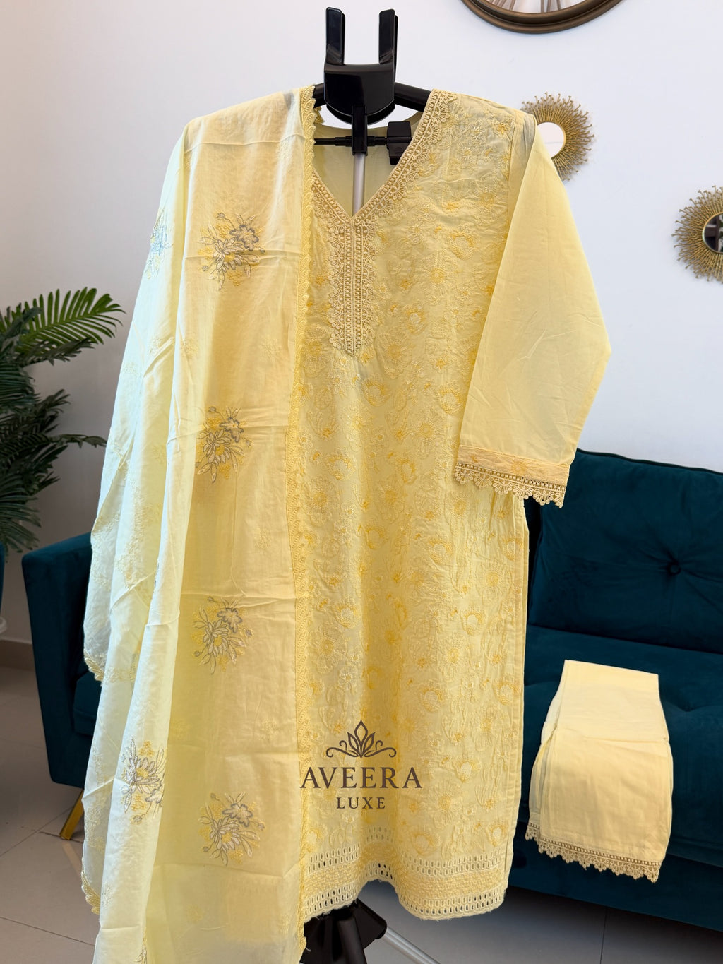 EID ARRIVALS - Ready to Wear Embroidered Cotton Shalwar Suit