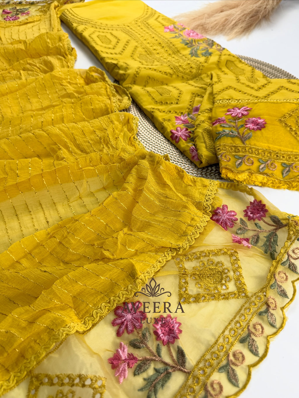 EID ARRIVALS - Unstitched Chikankari Embroidered Roman Collection