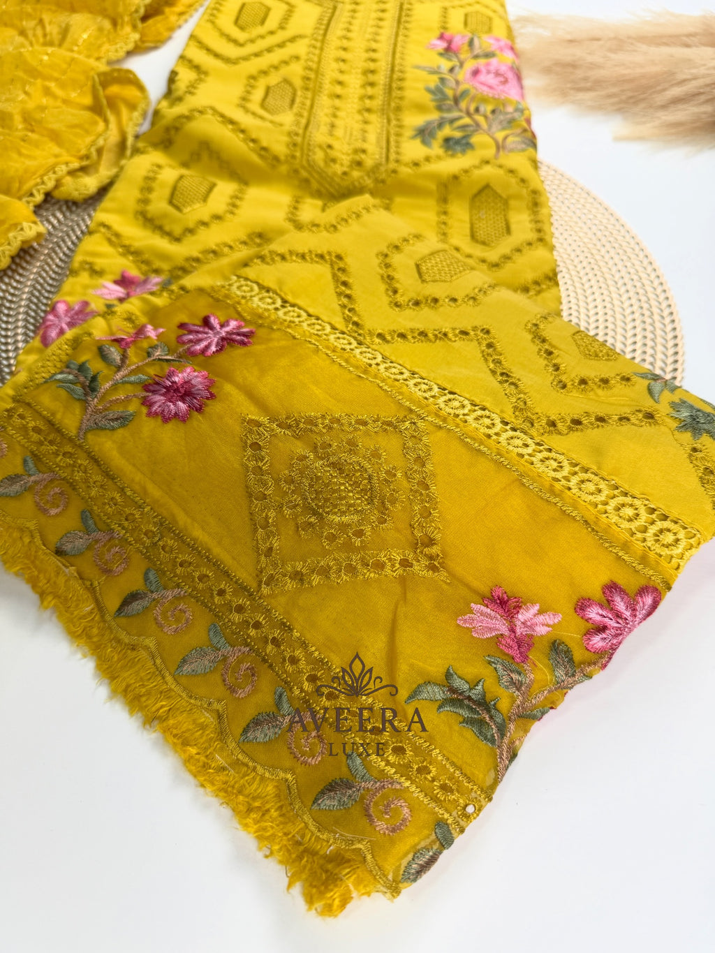 EID ARRIVALS - Unstitched Chikankari Embroidered Roman Collection