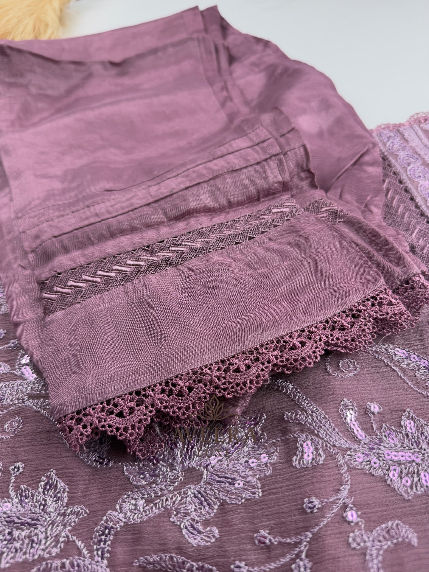 EID ARRIVALS - AGHA NOOR Old Rose Elegance Party Wear Shalwar Suit