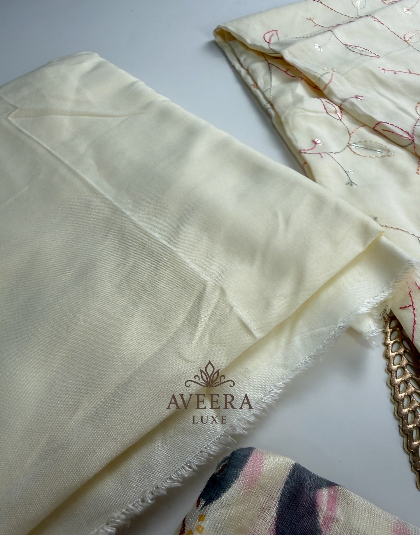 Heavy Rayon Embroidered Unstitched Shalwar Suit