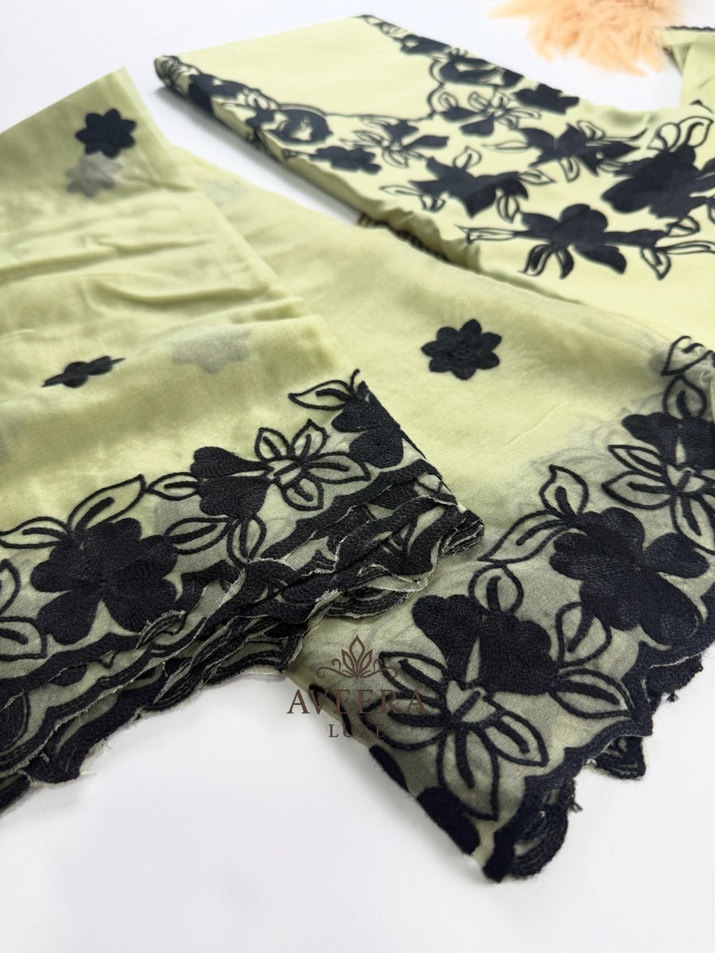 Embroidered Festive Luxury Unstitched Shalwar Suit with Organza Dupatta